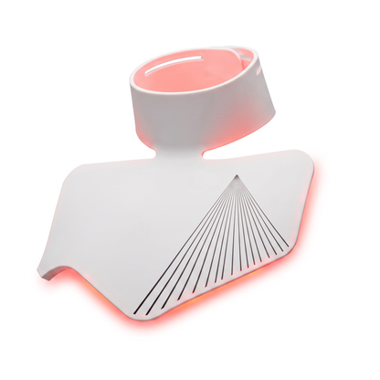 Omnitality NeckLume LED Neck and Décolletage Mask on a pure white background