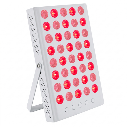 Omnitality PulseMini Compact Red Light Panel on a pure white background